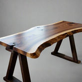 Live Edge Elm Desk